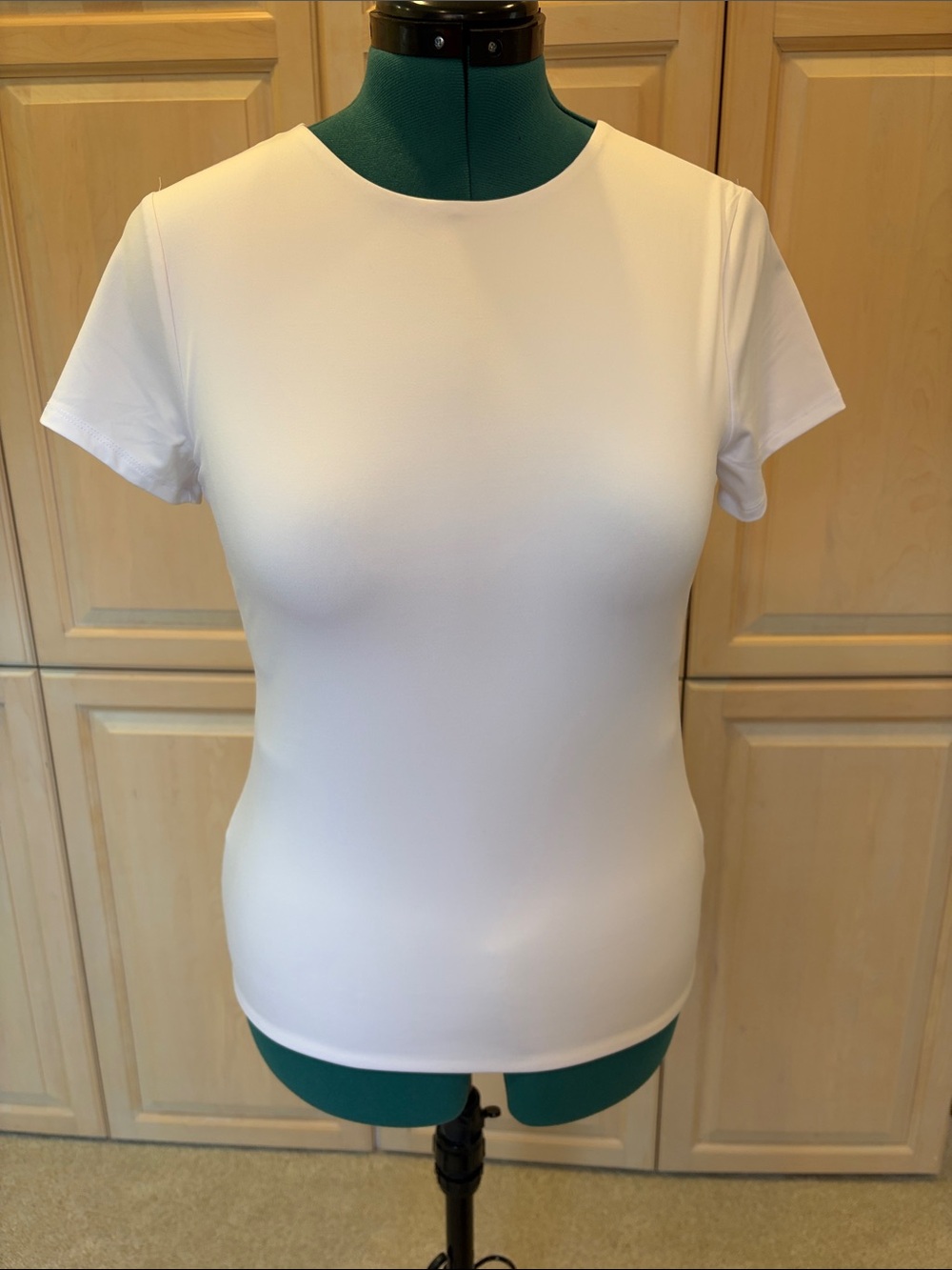 Halogen White Short-Sleeve Crewneck Tee